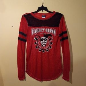 Women's Harley Quinn Long Sleeve Shirt.